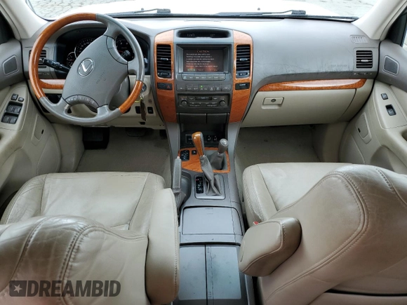 2003 Lexus GX 470 z VIN JTJBT20X330006191, wystawiony jako Copart lot #53516235 z przebiegiem 146 860 mil mil oraz Szkoda całkowita • Salvage title. Historia ofert i sprzedaży dostępna na DreamBid. Obrazek 8.