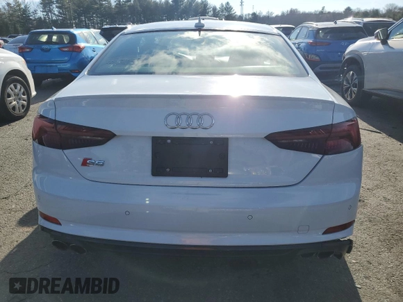 2019 Audi S5 Prestige z VIN WAUR4AF59KA060101, wystawiony jako Copart lot #82680404 z przebiegiem 33 477 mil mil oraz Szkoda całkowita • Salvage title. Historia ofert i sprzedaży dostępna na DreamBid. Obrazek 6.