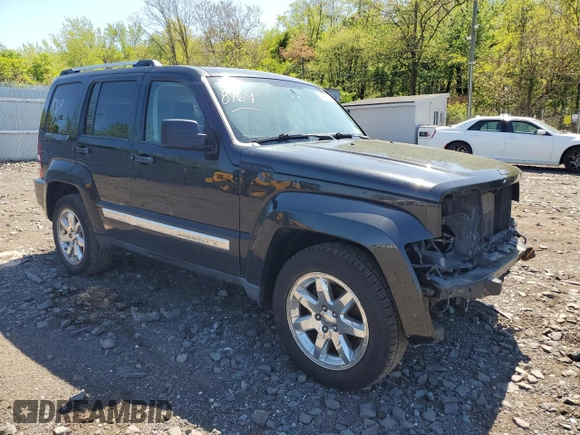 2008 Jeep Liberty Limited with VIN 1J8GN58K88W270453, listed as a Copart auction lot 54774325 with 77,244 mi miles and Salvage Title. Bid and sale history available at DreamBid. Image 4.