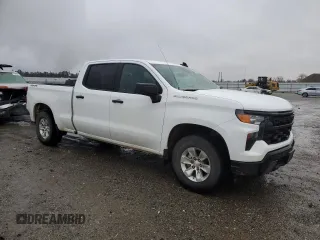 2022 Chevrolet Silverado 1500 with VIN 3GCPDAEK9NG640617, listed as a Copart auction lot 44462135 with 53,984 mi miles and Salvage Title. Bid and sale history available at DreamBid. Image 4.