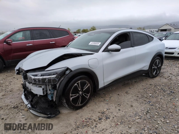 2021 Ford Mustang Mach-E Select z VIN 3FMTK1RM4MMA43693, wystawiony jako Copart lot #53386005 z przebiegiem 40 450 mil mil oraz Szkoda całkowita • Salvage title. Historia ofert i sprzedaży dostępna na DreamBid. Obrazek 1.
