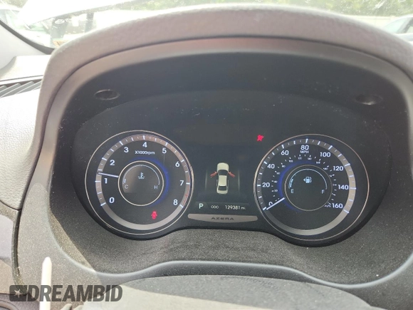 2014 Hyundai Azera Limited with VIN KMHFH4JG1EA423897, listed as a Copart auction lot 64299715 with 129,381 mi miles and Non repairable. Bid and sale history available at DreamBid. Image 9.