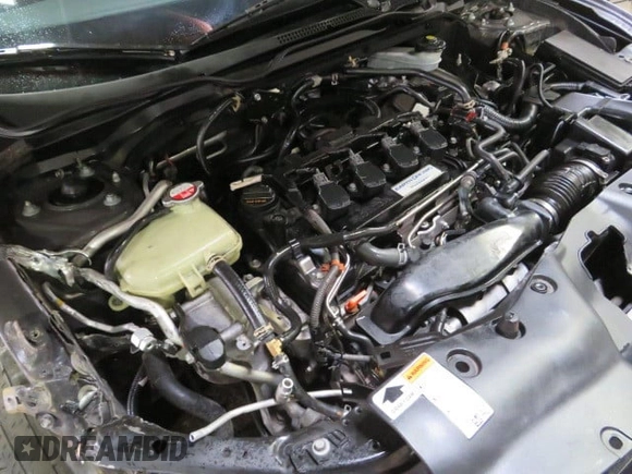 2017 Honda Civic Sedan EX-L with VIN 2HGFC1F70HH645185, listed as a Copart auction lot 48584585 with 132,384 mi miles and Clean Title. Bid and sale history available at carsss.com. Image 7.