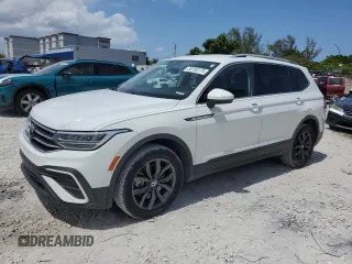 2022 Volkswagen Tiguan SE with VIN 3VV3B7AX4NM147469, listed as a Copart auction lot 59150175 with 100,307 mi miles and Salvage title. Bid and sale history available at DreamBid. Image 1.