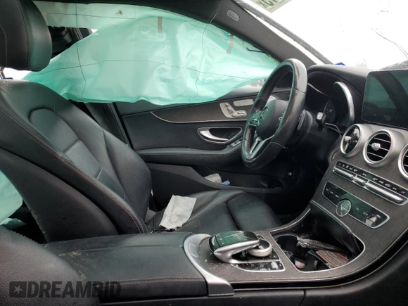 2019 Mercedes-Benz C 300 with VIN 55SWF8EB5KU293835, listed as a Copart auction lot 46510015 with 106,795 mi miles and Salvage Title. Bid and sale history available at carsss.com. Image 7.