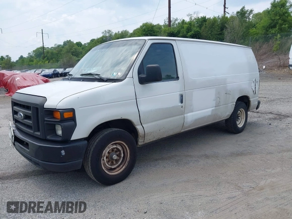2010 Ford Econoline Cargo Commercial with VIN 1FTNE1EW2ADA91910, listed as a IAAI auction lot 42424530 with 186,898 mi miles and . Bid and sale history available at DreamBid. Image 2.