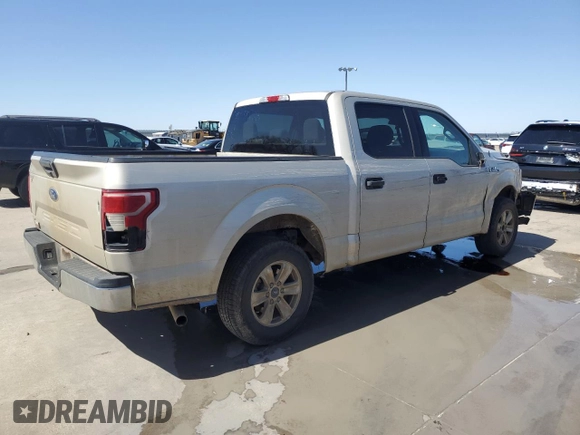 2018 Ford F-150 XL with VIN 1FTEW1CB3JKE57656, listed as a Copart auction lot 47735355 with 152,501 mi miles and Salvage title. Bid and sale history available at DreamBid. Image 3.