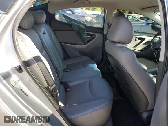 2015 Hyundai Elantra SE with VIN 5NPDH4AE3FH585499, listed as a Copart auction lot 61056805 with 126,452 mi miles and Salvage title. Bid and sale history available at DreamBid. Image 10.