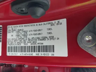 2020 Toyota Tacoma SR5 z VIN 3TMAZ5CN1LM139635, wystawiony jako IAAI lot #40994723 z przebiegiem 72 752 mil mil oraz . Historia ofert i sprzedaży dostępna na DreamBid. Obrazek 9.