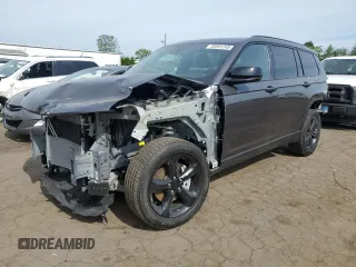 2025 Jeep Grand Cherokee Altitude X with VIN 1C4RJKAG0S8649541, listed as a Copart auction lot 58591245 with 6,035 mi miles and Salvage title. Bid and sale history available at DreamBid. Image 1.