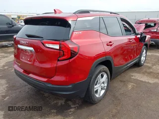 2024 GMC Terrain SLE z VIN 3GKALMEG9RL302058, wystawiony jako IAAI lot #41691921 z przebiegiem 1 101 mil mil oraz . Historia ofert i sprzedaży dostępna na DreamBid. Obrazek 4.
