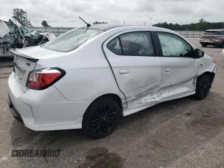 2024 Mitsubishi Mirage G4 ES with VIN ML32FUFJ0RHF06883, listed as a Copart auction lot 65540104 with 15,378 mi miles and Salvage Title. Bid and sale history available at carsss.com. Image 3.