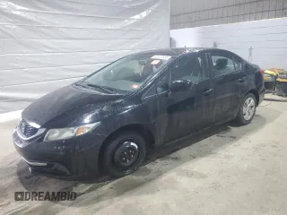 2015 Honda Civic LX with VIN 19XFB2F59FE230039, listed as a Copart auction lot 52077585 with Not provided miles and Salvage title. Bid and sale history available at DreamBid. Image 1.