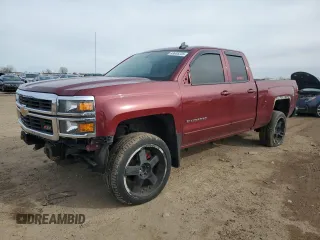 2015 Chevrolet Silverado 1500 LT with VIN 1GCVKREC4FZ284972, listed as a Copart auction lot 49655235 with 135,798 mi miles and Salvage Title. Bid and sale history available at carsss.com. Image 1.