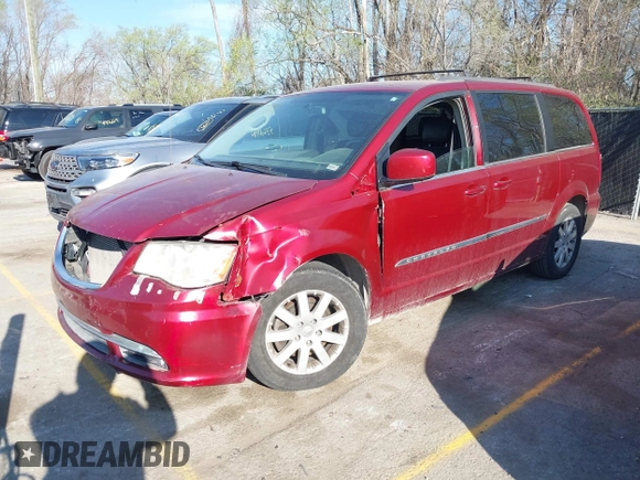 2014 Chrysler Town & Country Touring with VIN 2C4RC1BG1ER211963, listed as a IAAI auction lot 41916749 with 168,597 mi miles. Bid and sale history available at carsss.com. Image 2.