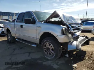 2008 Ford F-150 XLT with VIN 1FTPX14V98FA09908, listed as a Copart auction lot 50024655 with 1,164,725 mi miles and Salvage Title. Bid and sale history available at carsss.com. Image 4.