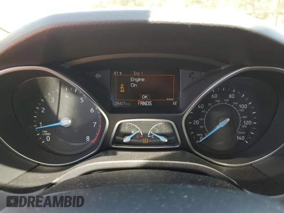 2018 Ford Focus SE with VIN 1FADP3FE9JL264664, listed as a Copart auction lot 61726905 with 28,471 mi miles and Salvage title. Bid and sale history available at DreamBid. Image 9.