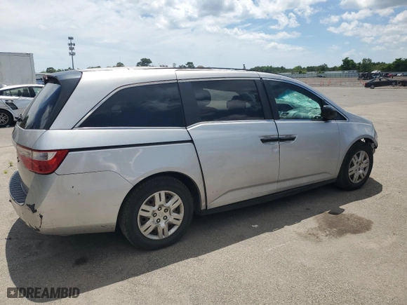 2012 Honda Odyssey LX with VIN 5FNRL5H27CB144930, listed as a Copart auction lot 60875634 with 63,870 mi miles and Non Repairable. Bid and sale history available at carsss.com. Image 3.