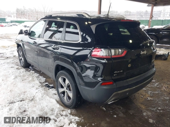 2019 Jeep Cherokee Limited with VIN 1C4PJMDX9KD471764, listed as a IAAI auction lot 41556755 with 45,000 mi miles and . Bid and sale history available at carsss.com. Image 3.