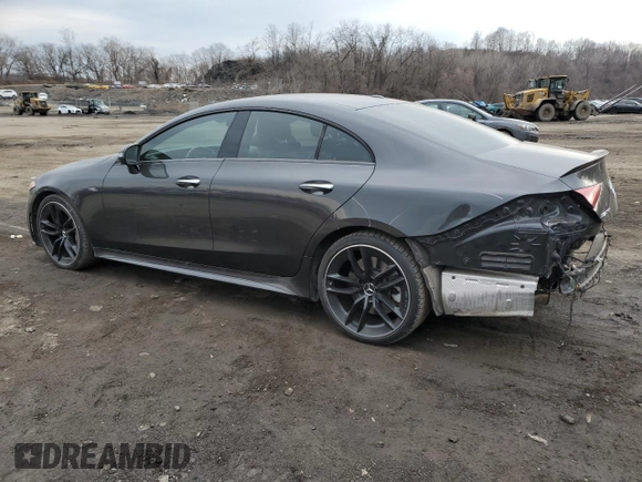 2019 Mercedes-Benz CLS with VIN WDD2J6BB7KA020448, listed as a Copart auction lot 47607135 with 52,212 mi miles and Salvage Title. Bid and sale history available at carsss.com. Image 2.