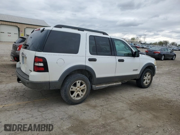 2006 Ford Explorer XLT with VIN 1FMEU73E96UB09242, listed as a Copart auction lot 53159955 with 189,406 mi miles and Clean Title. Bid and sale history available at carsss.com. Image 3.