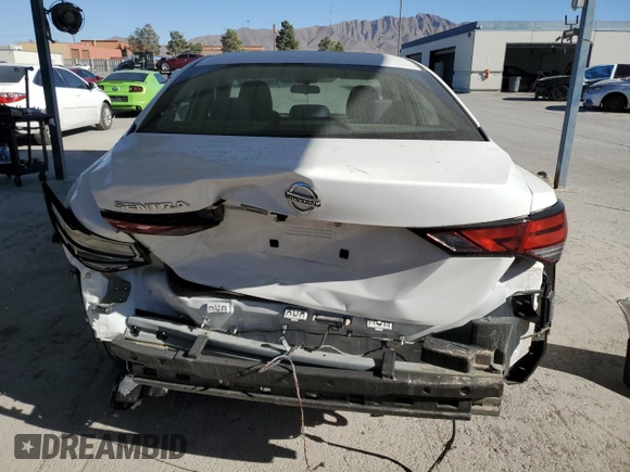 2020 Nissan Sentra S with VIN 3N1AB8BV3LY253221, listed as a Copart auction lot 87186584 with 41,380 mi miles and Salvage Title. Bid and sale history available at DreamBid. Image 6.