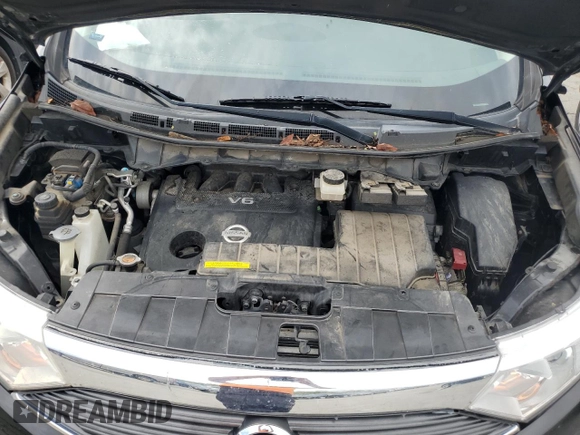 2011 Nissan Quest S with VIN JN8AE2KP9B9009391, listed as a Copart auction lot 71608444 with 87,421 mi miles and Salvage Title. Bid and sale history available at carsss.com. Image 12.