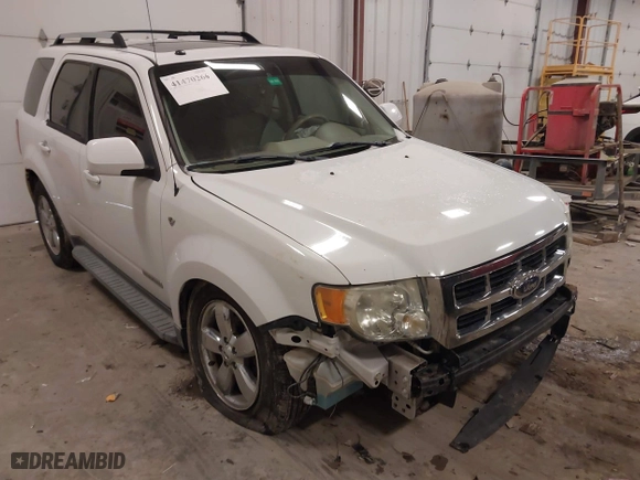 2008 Ford Escape Limited with VIN 1FMCU04168KB01544, listed as a IAAI auction lot 41470266 with 92,094 mi miles. Bid and sale history available at carsss.com. Image 6.