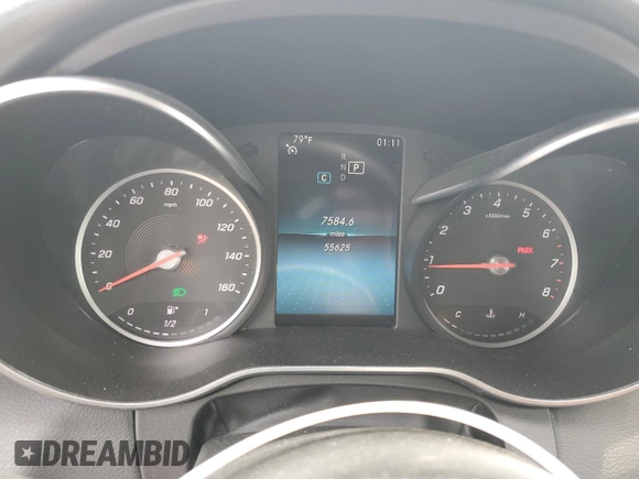 2019 Mercedes-Benz C 300 with VIN WDDWK8EB4KF837823, listed as a Copart auction lot 50617944 with 55,625 mi miles and Salvage title. Bid and sale history available at DreamBid. Image 9.