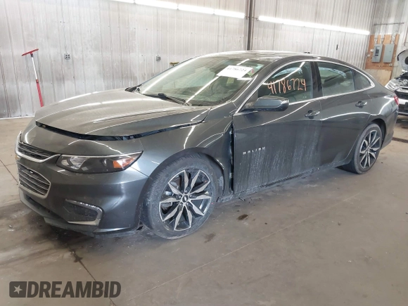 2018 Chevrolet Malibu LT with VIN 1G1ZD5ST6JF228673, listed as a IAAI auction lot 41786724 with 128,465 mi miles. Bid and sale history available at carsss.com. Image 2.