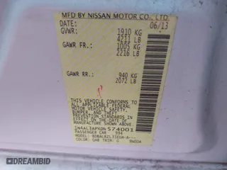 2013 Nissan Altima 2.5 SL with VIN 1N4AL3APXDN574001, listed as a IAAI auction lot 41772266 with 134,674 mi miles. Bid and sale history available at carsss.com. Image 9.