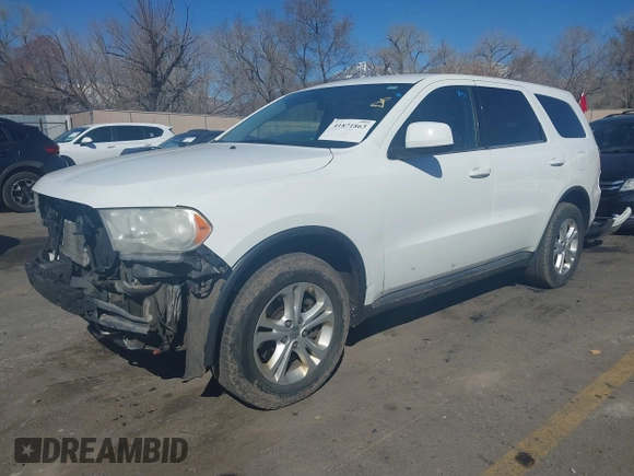 2013 Dodge Durango Special Service with VIN 1C4SDJFT8DC658044, listed as a IAAI auction lot 41871863 with 214,545 mi miles and . Bid and sale history available at carsss.com. Image 2.