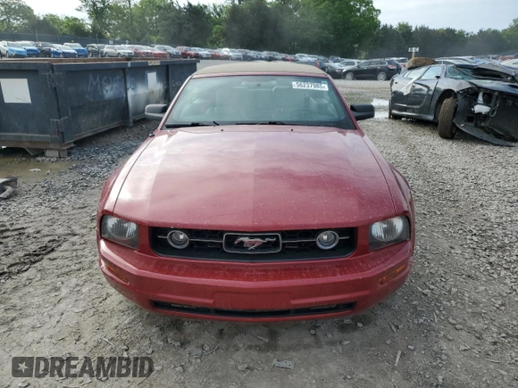 2008 Ford Mustang Deluxe with VIN 1ZVHT84N185158146, listed as a Copart auction lot 56237985 with 105,968 mi miles and Salvage title. Bid and sale history available at DreamBid. Image 5.