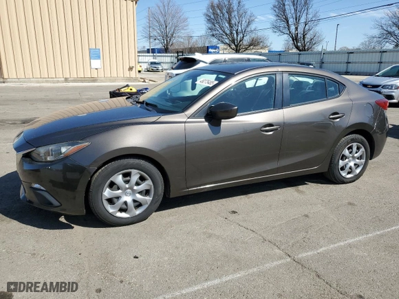 2014 Mazda Mazda3 i Sport with VIN JM1BM1U72E1135279, listed as a Copart auction lot 49275485 with 93,865 mi miles and Salvage Title. Bid and sale history available at carsss.com. Image 1.