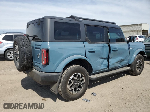 2023 Ford Bronco z VIN 1FMEE5BP6PLA96896, wystawiony jako Copart lot #50377215 z przebiegiem 29 407 mil mil oraz Szkoda całkowita • Salvage title. Historia ofert i sprzedaży dostępna na DreamBid. Obrazek 3.
