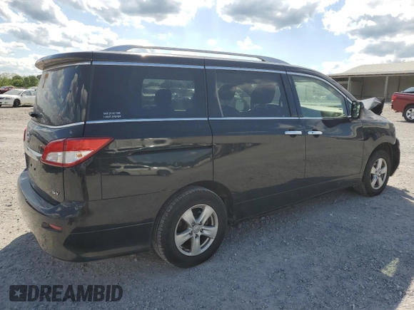 2014 Nissan Quest SV z VIN JN8AE2KP0E9105480, wystawiony jako Copart lot #55634095 z przebiegiem 122 369 mil mil oraz Szkoda całkowita • Salvage title. Historia ofert i sprzedaży dostępna na DreamBid. Obrazek 3.