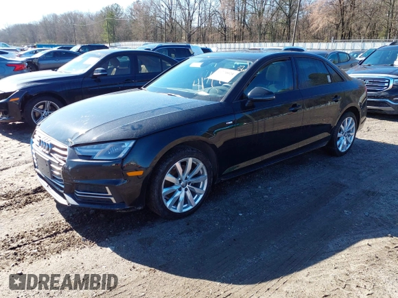 2018 Audi A4 Premium with VIN WAUKMAF41JN018702, listed as a IAAI auction lot 41770021 with 68,128 mi miles. Bid and sale history available at carsss.com. Image 17.