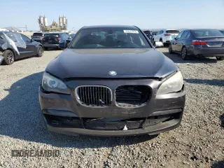 2011 BMW 7 Series 750i with VIN WBAKA8C58BCY37346, listed as a Copart auction lot 65017655 with 125,505 mi miles and Salvage title. Bid and sale history available at DreamBid. Image 5.