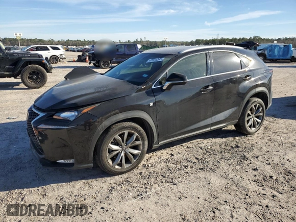 2017 Lexus NX with VIN JTJYARBZ5H2080134, listed as a Copart auction lot 47971345 with 91,358 mi miles and Salvage Title. Bid and sale history available at carsss.com. Image 1.