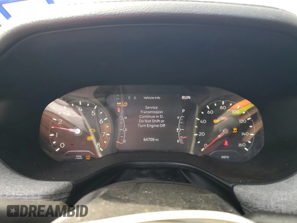 2022 Jeep Compass Latitude with VIN 3C4NJDBB1NT206270, listed as a Copart auction lot 52740675 with 64,709 mi miles and Clean Title. Bid and sale history available at DreamBid. Image 9.