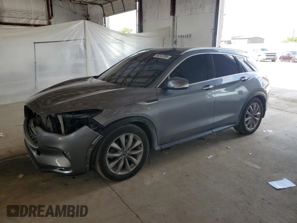 2020 Infiniti QX50 Luxe z VIN 3PCAJ5M33LF109500, wystawiony jako Copart lot #56247205 z przebiegiem 71 194 mil mil oraz Szkoda całkowita • Salvage title. Historia ofert i sprzedaży dostępna na DreamBid. Obrazek 1.
