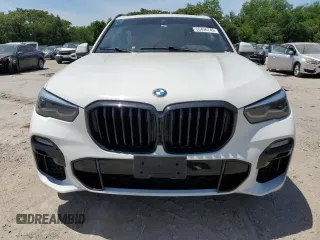 2021 BMW X5 xDrive40i with VIN 5UXCR6C00M9E61512, listed as a Copart auction lot 56456745 with Not provided miles and Salvage title. Bid and sale history available at DreamBid. Image 5.