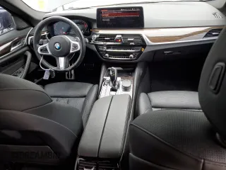 2021 BMW 5 Series 540i with VIN WBA53BJ04MCF43184, listed as a Copart auction lot 45384945 with 48,290 mi miles and Salvage Title. Bid and sale history available at DreamBid. Image 8.