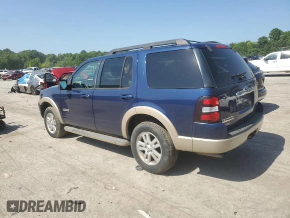 2008 Ford Explorer Eddie Bauer z VIN 1FMEU74E88UB36238, wystawiony jako Copart lot #61727765 z przebiegiem 83 984 mil mil oraz Szkoda całkowita • Salvage title. Historia ofert i sprzedaży dostępna na DreamBid. Obrazek 2.