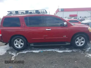 2007 Nissan Armada SE z VIN 5N1BA08AX7N720188, wystawiony jako IAAI lot #42211544 z przebiegiem 252 587 mil mil oraz . Historia ofert i sprzedaży dostępna na DreamBid. Obrazek 13.