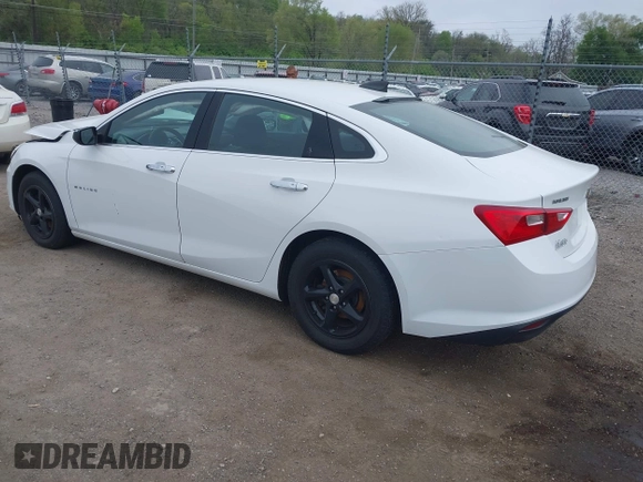 2016 Chevrolet Malibu LS with VIN 1G1ZB5ST0GF242518, listed as a IAAI auction lot 42144338 with 122,862 mi miles and . Bid and sale history available at DreamBid. Image 3.