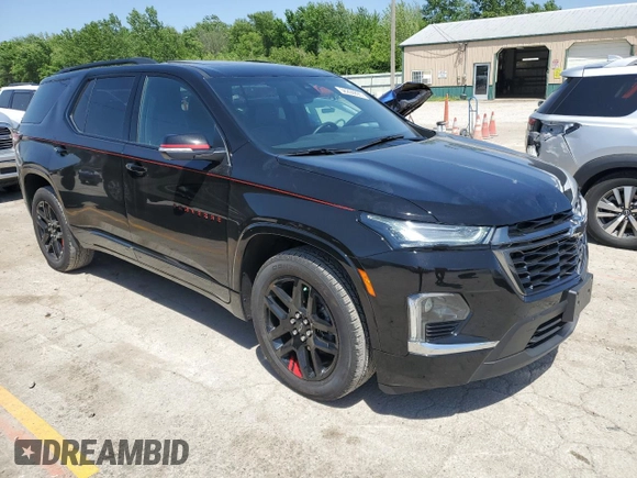 2023 Chevrolet Traverse Premier with VIN 1GNERKKW7PJ191520, listed as a Copart auction lot 56208895 with 31,286 mi miles and Salvage title. Bid and sale history available at DreamBid. Image 4.
