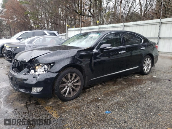 2010 Lexus LS 460 with VIN JTHCL5EF6A5007228, listed as a Copart auction lot 45401605 with 164,195 mi miles and Salvage title. Bid and sale history available at DreamBid. Image 1.