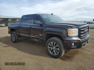 2015 GMC Sierra 1500 SLT with VIN 3GTU2VEJ5FG382105, listed as a Copart auction lot 52386795 with 115,270 mi miles and Salvage Title. Bid and sale history available at DreamBid. Image 4.