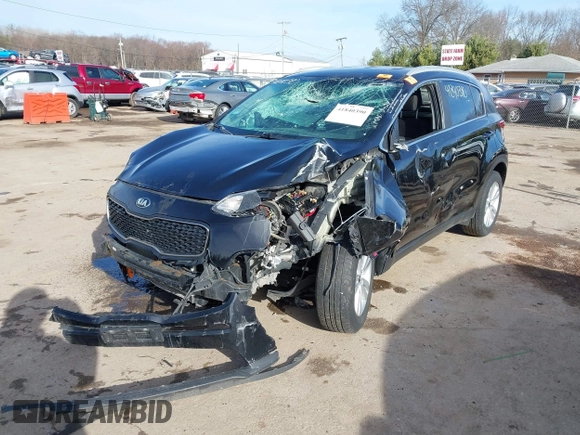 2017 Kia Sportage LX with VIN KNDPM3AC4H7133540, listed as a IAAI auction lot 41840390 with 112,008 mi miles and . Bid and sale history available at carsss.com. Image 6.